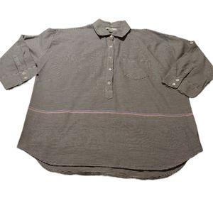 J. Crew Striped Button Down Shirt Size 8